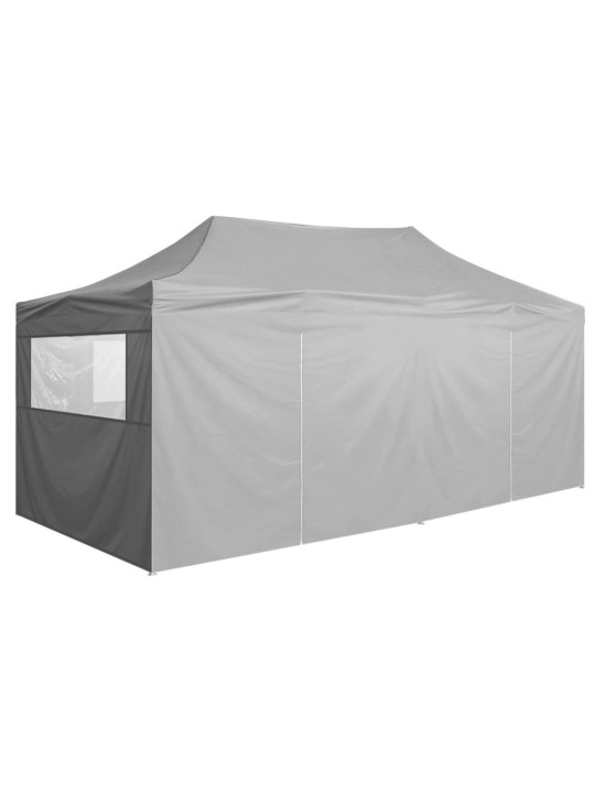 Saliekama nojume ar 4 sienām, pelēka, 3x6 m, tērauds