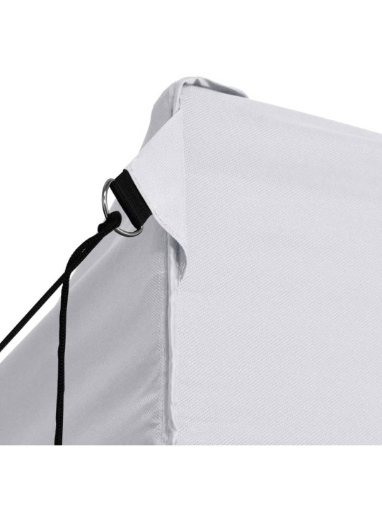 Saliekama nojume ar 4 sienām, balta, 3x6 m, tērauds