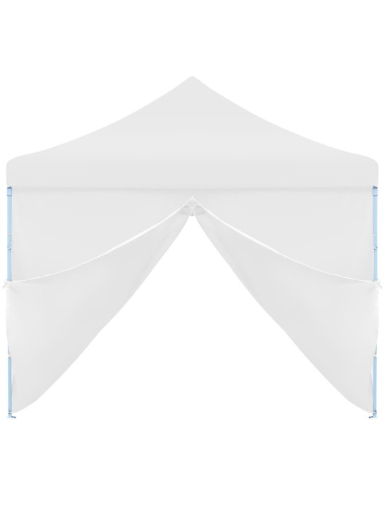 Saliekama nojume ar 8 sānu sienām, 3x9 m, balta