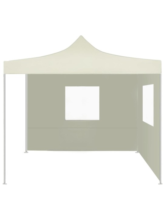Saliekama nojume ar 2 sienām, krēmkrāsa, 2x2 m, tērauds
