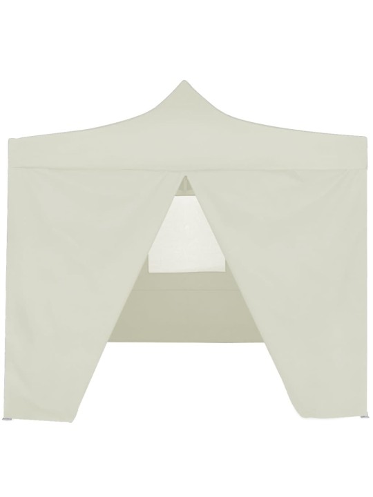 Saliekama nojume ar 4 sienām, krēmkrāsa, 2x2 m, tērauds