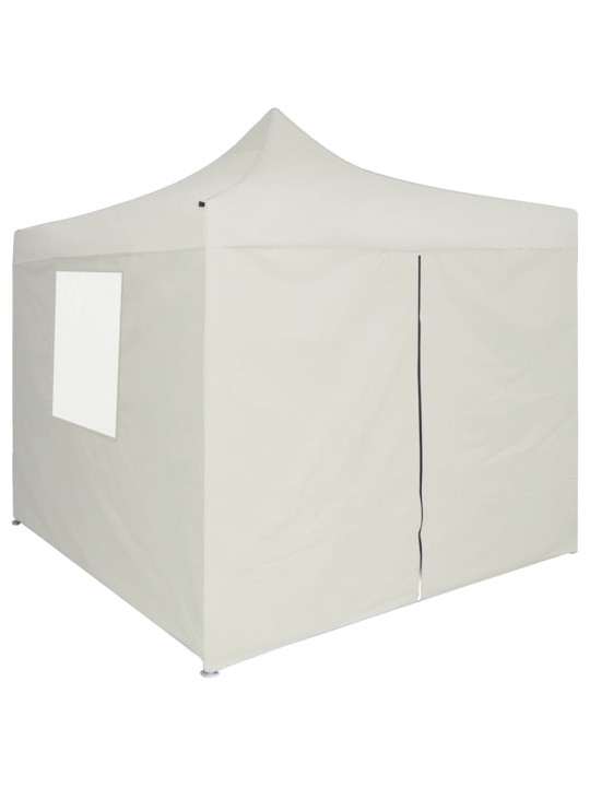 Saliekama nojume ar 4 sienām, krēmkrāsa, 2x2 m, tērauds