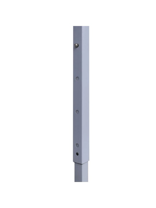 Saliekama nojume ar 4 sienām, pelēka, 2x2 m, tērauds