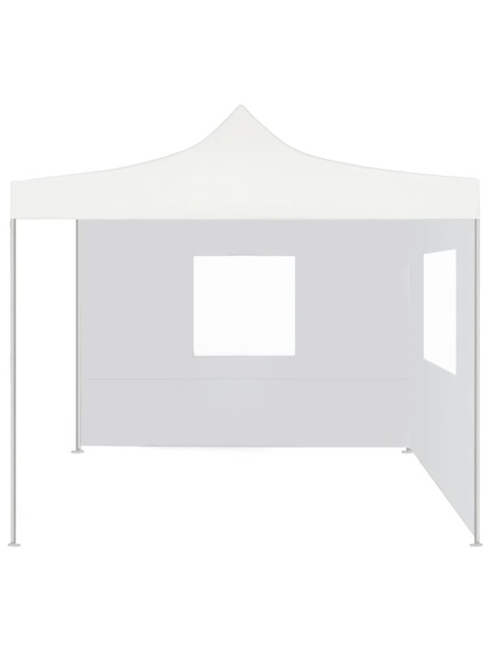 Saliekama nojume ar 2 sienām, balta, 2x2 m, tērauds