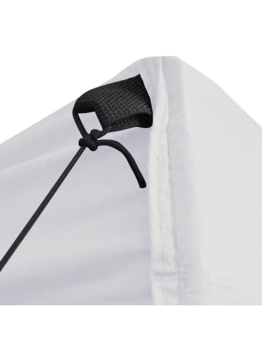 Saliekama nojume ar 4 sienām, balta, 2x2 m, tērauds