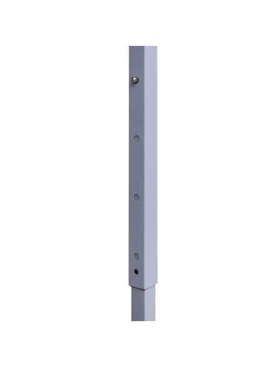 Saliekama nojume ar 4 sienām, balta, 2x2 m, tērauds