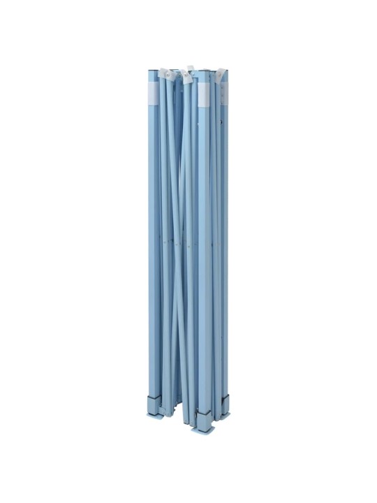 Saliekama nojume ar 4 sienām, zila, 3x4 m, tērauds