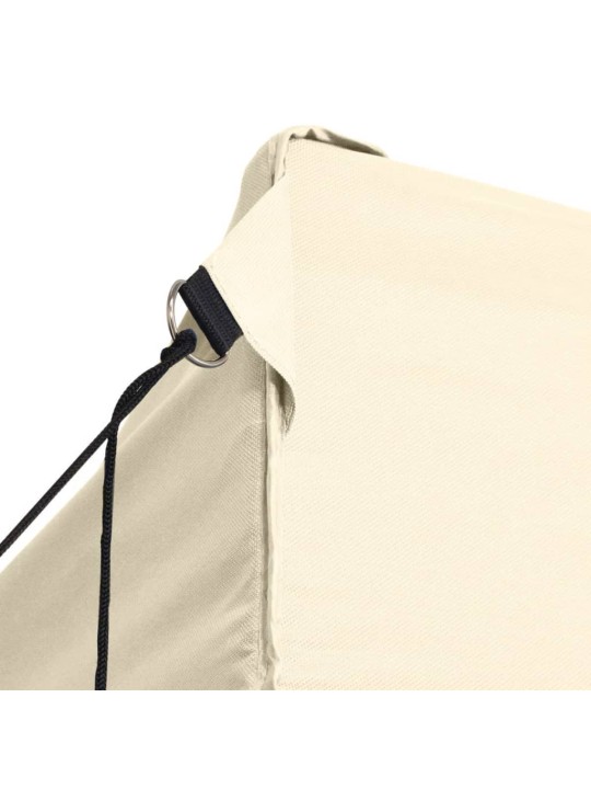 Saliekama nojume ar 3 sienām, 3x4 m, krēmkrāsa, tērauds
