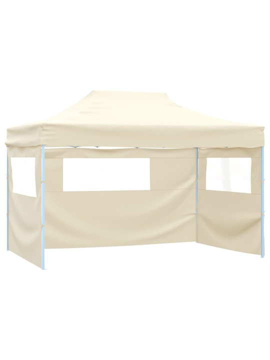 Saliekama nojume ar 4 sienām, krēmkrāsa, 3x4 m, tērauds