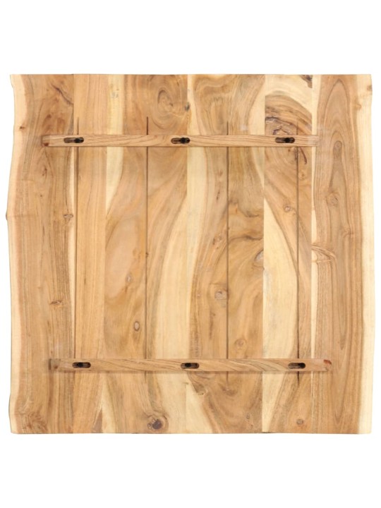 Galda virsma, akācijas masīvkoks, 58x(50-60)x2,5 cm