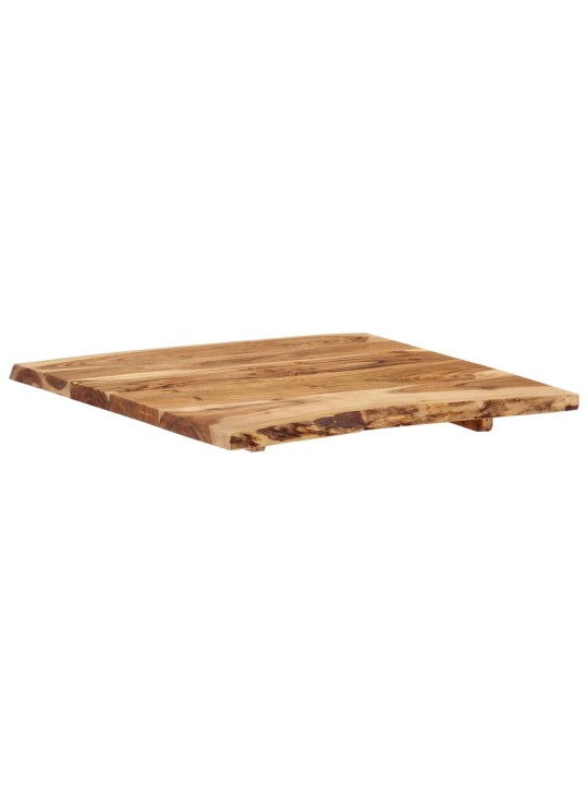 Galda virsma, akācijas masīvkoks, 58x(50-60)x2,5 cm