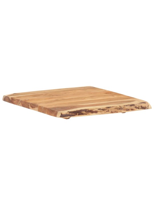 Galda virsma, akācijas masīvkoks, 58x(50-60)x3,8 cm