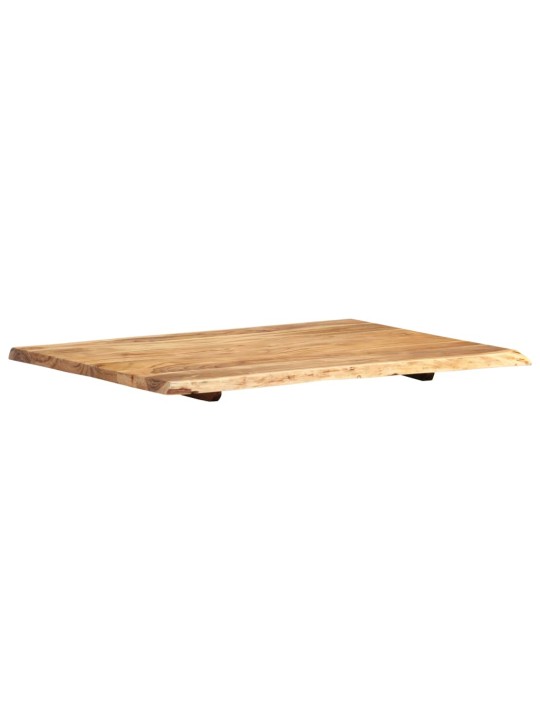 Galda virsma, akācijas masīvkoks, 80x(50-60)x2,5 cm