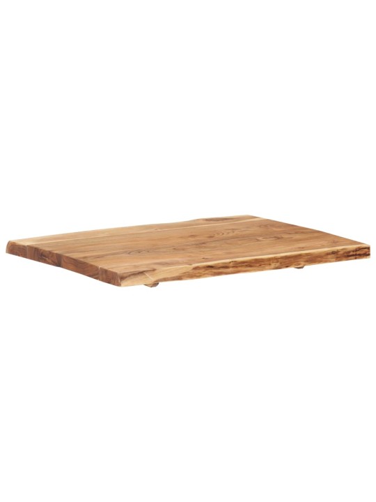 Galda virsma, akācijas masīvkoks, 80x(50-60)x3,8 cm