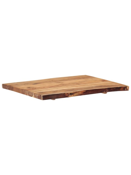 Galda virsma, akācijas masīvkoks, 80x(50-60)x3,8 cm
