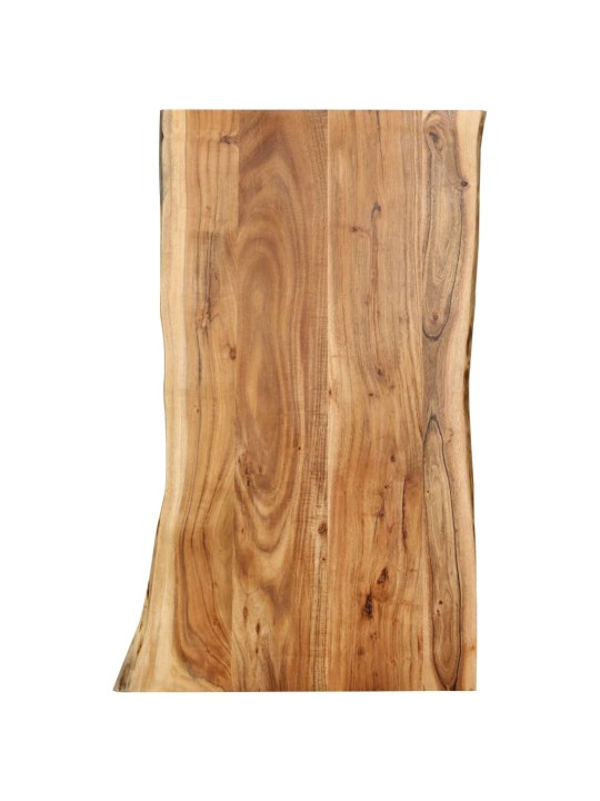 Galda virsma, akācijas masīvkoks, 100x(50-60)x2,5 cm