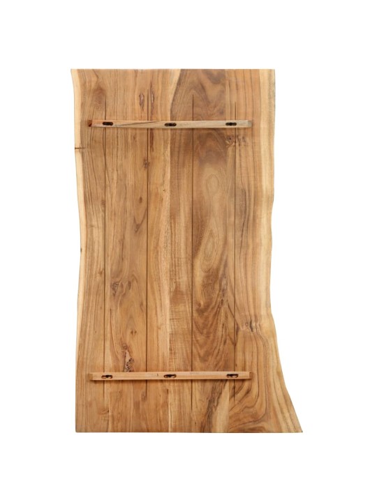 Galda virsma, akācijas masīvkoks, 100x(50-60)x2,5 cm