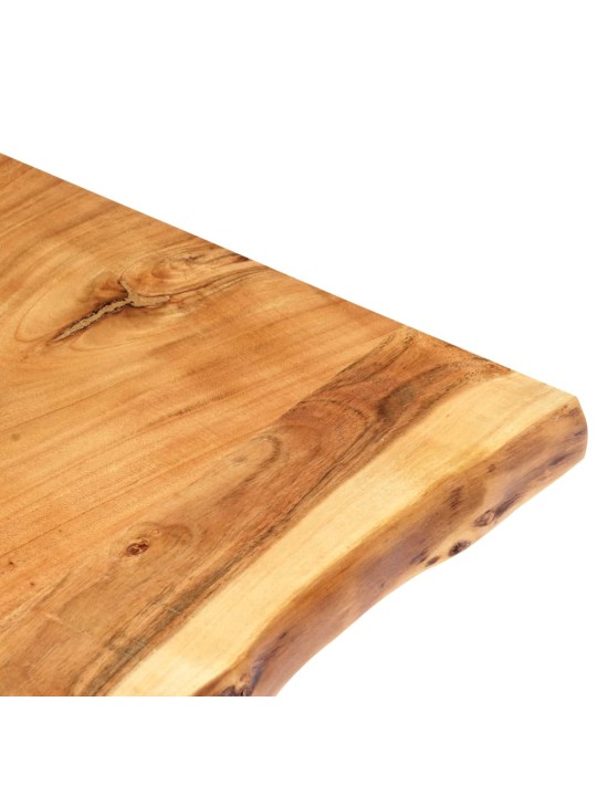 Galda virsma, akācijas masīvkoks, 100x(50-60)x2,5 cm