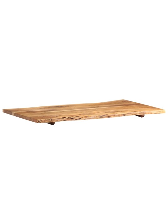 Galda virsma, akācijas masīvkoks, 100x(50-60)x2,5 cm
