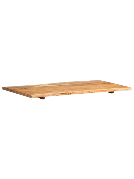 Galda virsma, akācijas masīvkoks, 100x(50-60)x2,5 cm