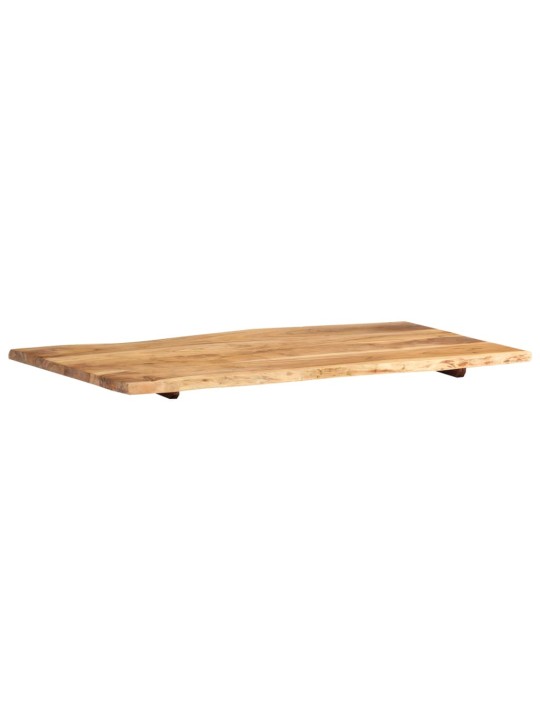 Galda virsma, akācijas masīvkoks, 100x(50-60)x2,5 cm