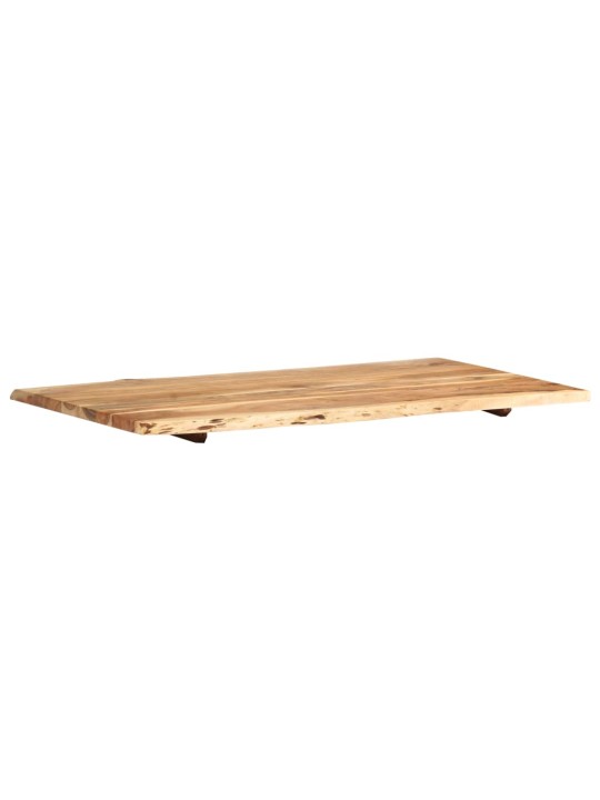 Galda virsma, akācijas masīvkoks, 100x(50-60)x2,5 cm