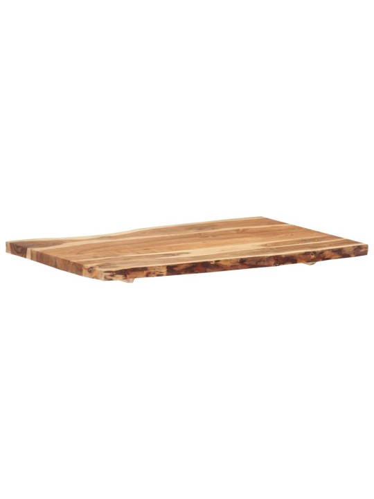 Galda virsma, akācijas masīvkoks, 100x(50-60)x3,8 cm