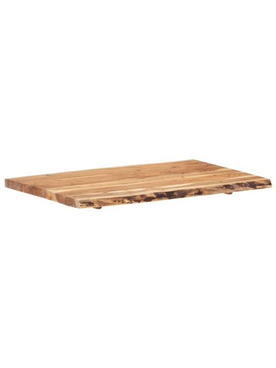 Galda virsma, akācijas masīvkoks, 100x(50-60)x3,8 cm