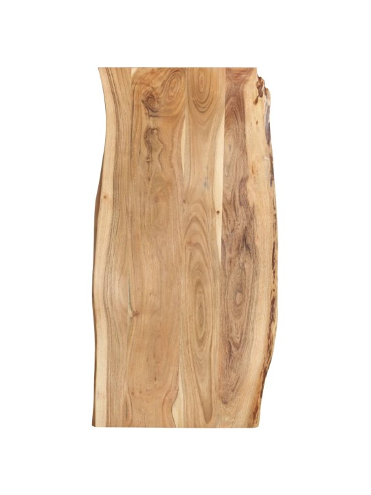 Galda virsma, akācijas masīvkoks, 118x(50-60)x2,5 cm