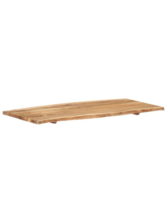 Galda virsma, akācijas masīvkoks, 118x(50-60)x2,5 cm
