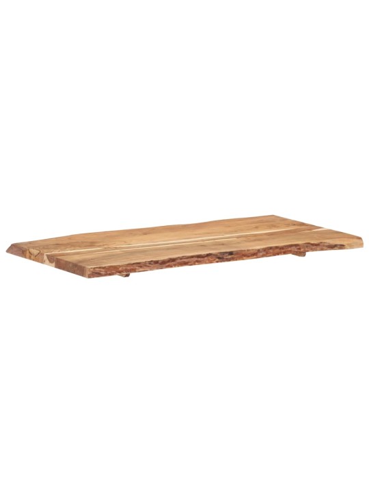 Galda virsma, akācijas masīvkoks, 118x(50-60)x3,8 cm