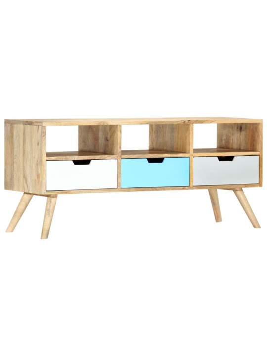 Tv skapītis, 110x35x48 cm, mango masīvkoks