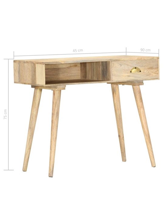 Konsoles galdiņš, 90x45x75 cm, mango masīvkoks