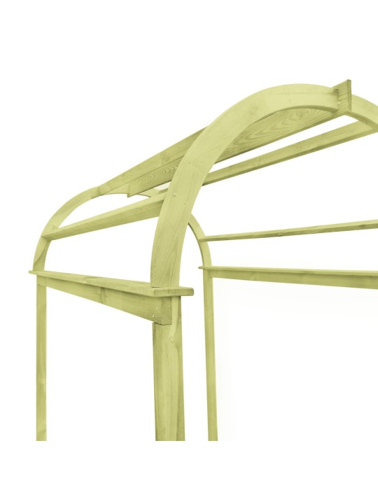 Špaleru arka / pergola, 125x150x235 cm, impregnēts priedes koks
