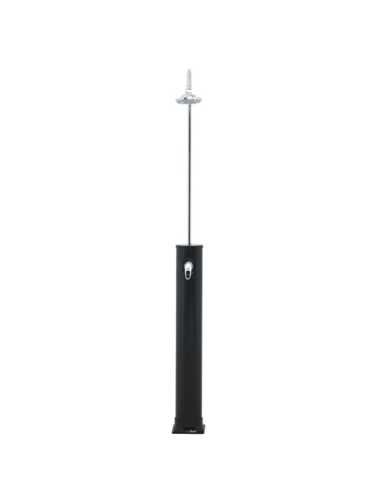 Solārā duša, melna, 214 cm, 20 l