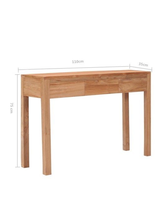 Konsoles galdiņš, 110x35x75 cm, masīvs tīkkoks