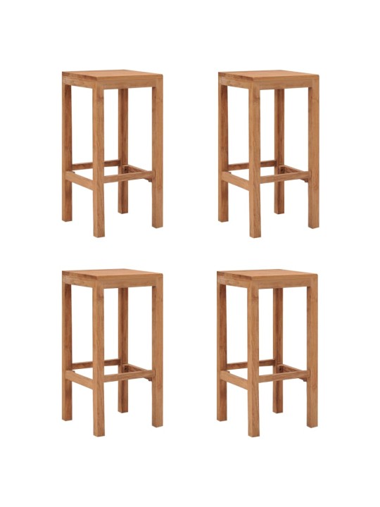 Bāra krēsli, 4 gab., masīvs tīkkoks