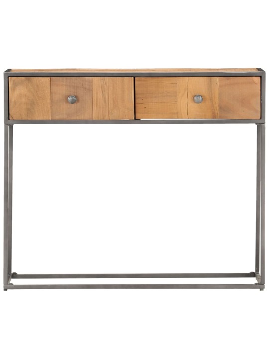 Konsoles galdiņš, 90x30x75 cm, pārstrādāts masīvkoks