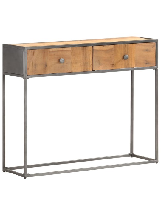 Konsoles galdiņš, 90x30x75 cm, pārstrādāts masīvkoks