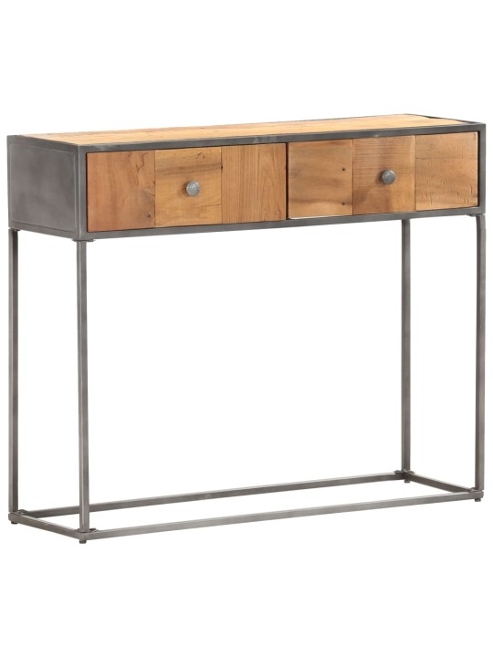 Konsoles galdiņš, 90x30x75 cm, pārstrādāts masīvkoks