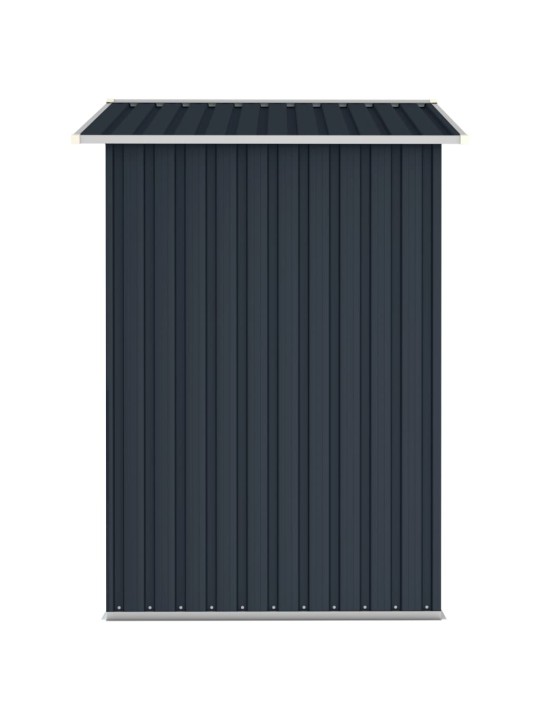 Dārza šķūnis, antracītpelēks, 205x129x183 cm, cinkots tērauds