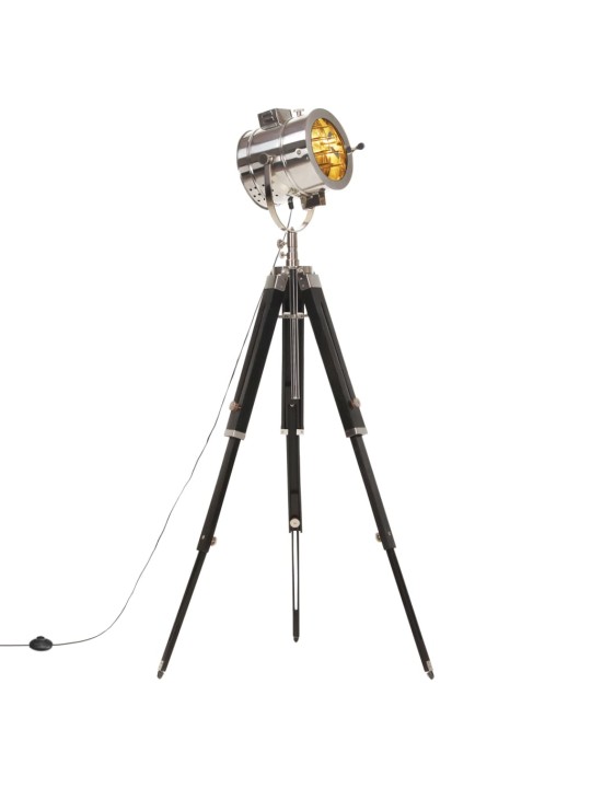 Grīdas lampa uz statīva, mango masīvkoks, 165 cm