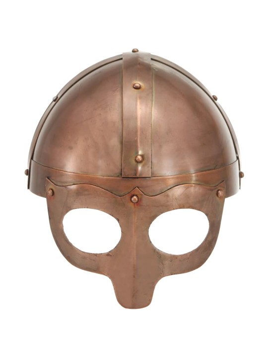 Vikingu bruņucepure, replika, vara krāsas tērauds