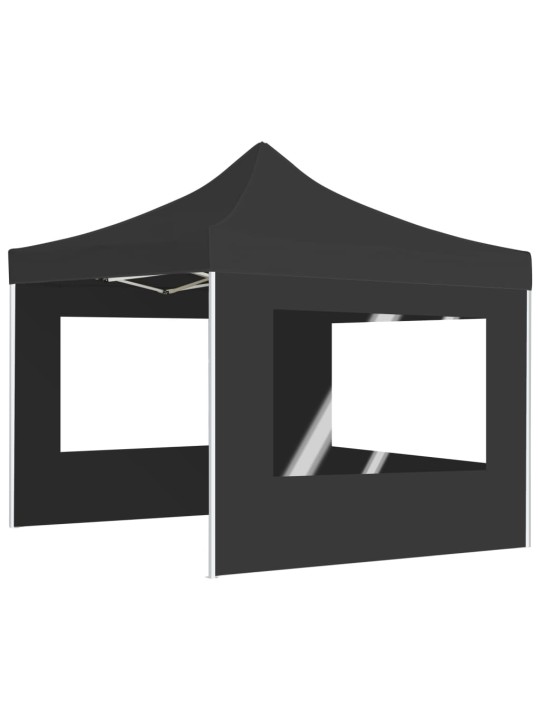 Saliekama nojume ar sienām, pelēka, 2x2 m, alumīnijs