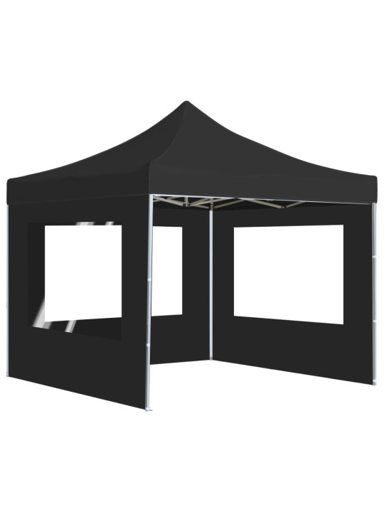 Saliekama nojume ar sienām, pelēka, 2x2 m, alumīnijs