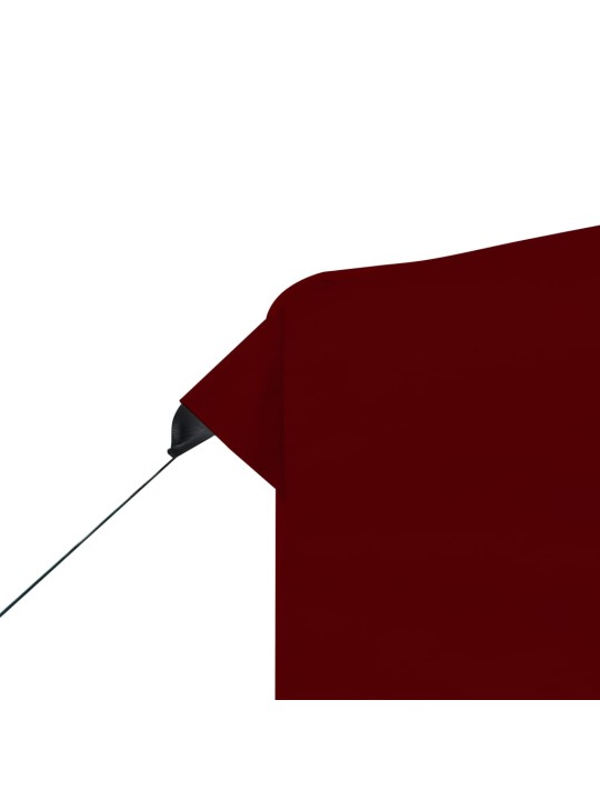 Saliekama nojume ar sienām, bordo krāsā, 2x2 m, alumīnijs