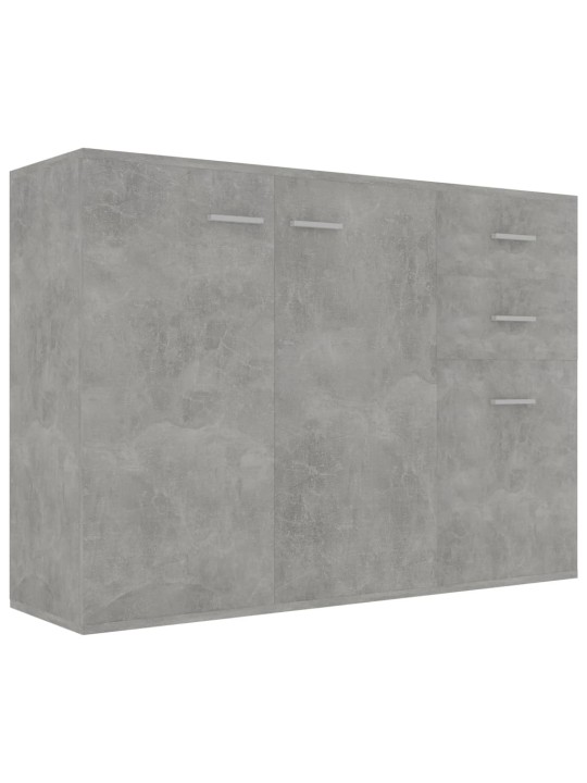 Kumode, 105x30x75 cm, inženierijas koks, betona pelēka