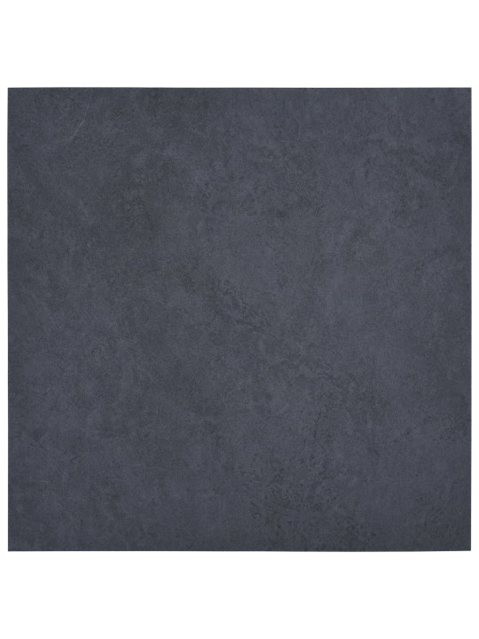 Grīdas flīzes, pašlīmējošas, 5,11 m², pvc, melna marmora krāsa