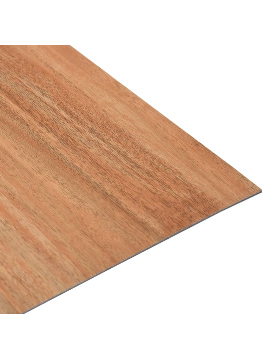 Grīdas flīzes, pašlīmējošas, 5,11 m², pvc, dabīga krāsa