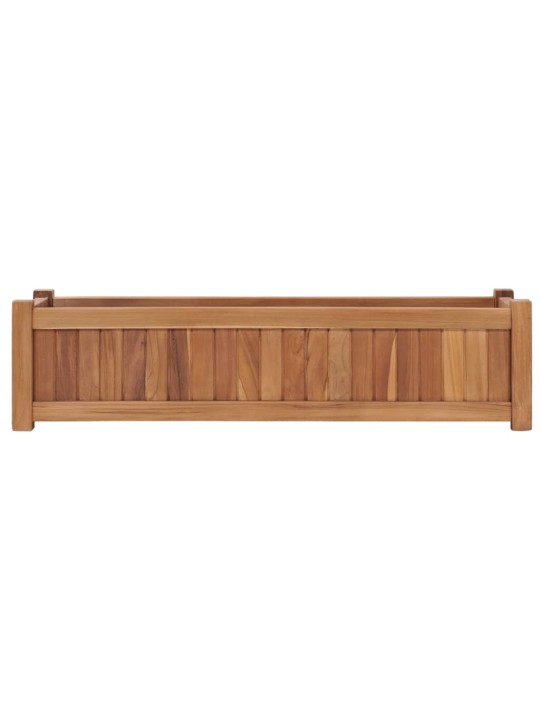 Augstā puķu kaste, 100x30x25 cm, masīvs tīkkoks